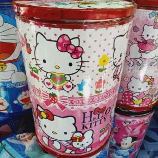 ออมสินยักษ์ ลายน่ารักถังเก็บเงิน นั่งได้ ล๊อคได้
