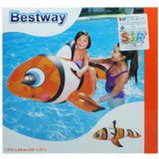 MKTOYS Bestway ของเล่นน้ำ แพปลาการ์ตูนน่ารักเป่าลม 41088