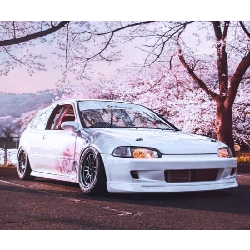 ลิ้นหน้าUS racing งานดิบcivic eg3door