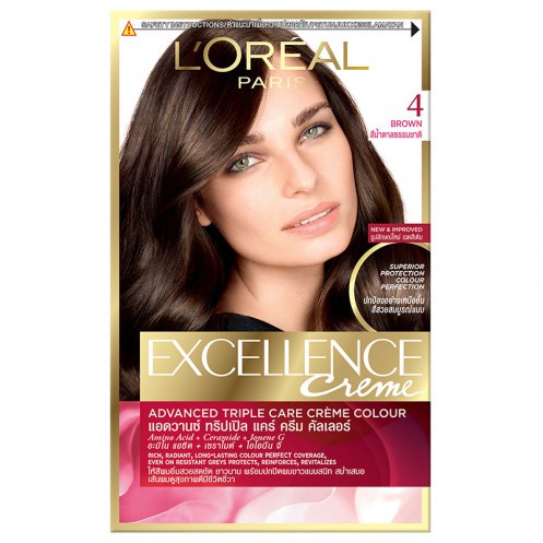 L'oreal excellence cream สีผมลอรีอัล สีย้อมผมลอรีอัล ครีมปิดผมขาวลอรีอัล ครีมปิดผมขาวลอรีอัล