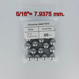 ลูกปืนเม็ดสำหรับดุมล้อจักรยาน G10 ขนาด 5/16",1/4",7/32",3/16",1/8"