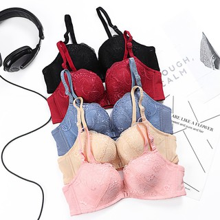 Women Bra/ด้านหน้าปิดผู้หญิงชุดชั้นในเซ็กซี่ลูกไม้ Push Up Bra ไร้สายผู้หญิงชุดชั้นใน