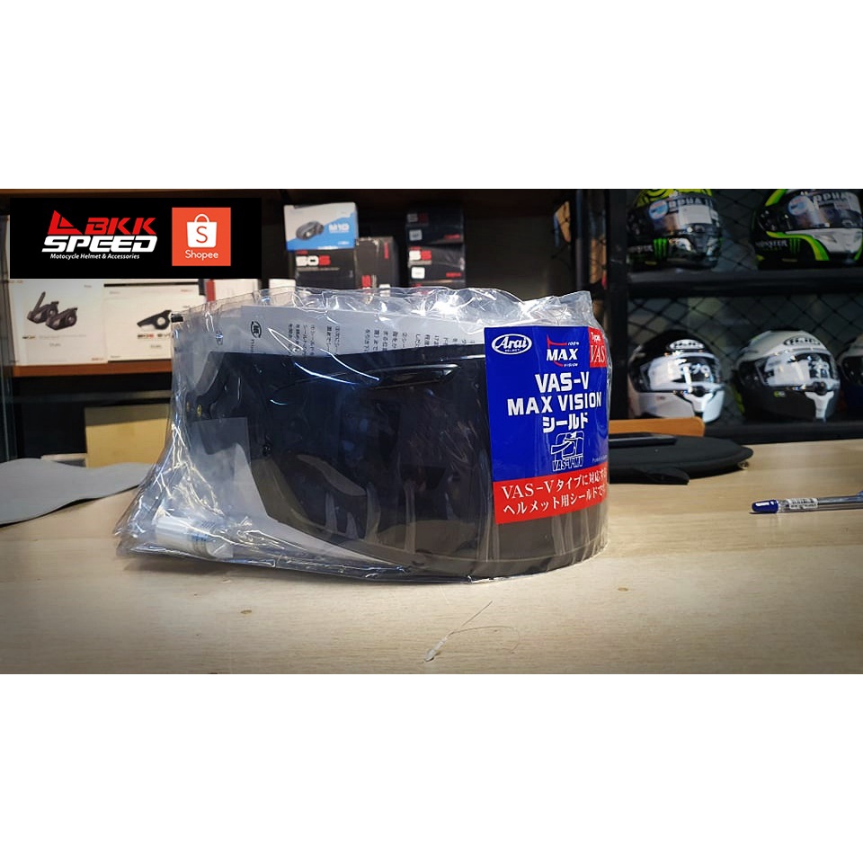 ชิว Smoke Arai ของแท้ Pinlock Ready สำหรับ RX7V / RX7X / Chaser X /QV pro / Concept X / Renegade V /