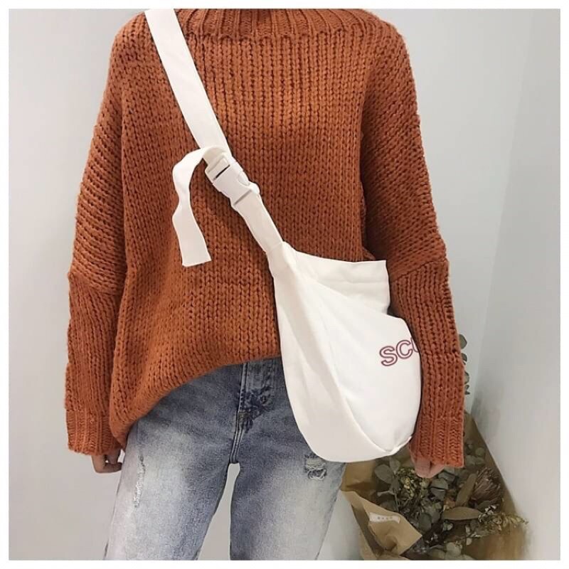 C060 🎉กระเป๋าผ้า SCULPTOR🎃