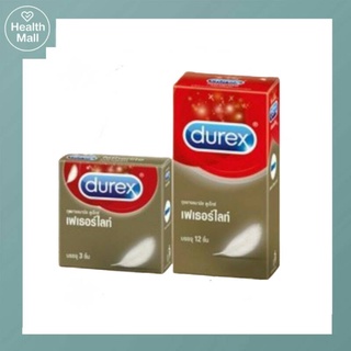 Durex Fetherlite ดูเร็กซ์ เฟเธอร์ไลท์ ถุงยางอนามัยผิวเรียบ ขนาด 52.5 มม.