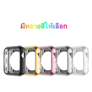 ราคาส่ง! เคสสำหรับแอปเปิ้ลวอช  เคสiWatch SE Series 6 5 4 3 2 1 38mm 40mm. 42mm. 44mm.เคสป้องกันชุบ TPU