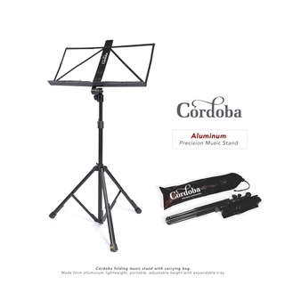 Cordoba Precision -  Aluminum Music Stand สแตนโน้ต ที่วางโน้ต ขาตั้งโน้ต พับได้พร้อมกระเป๋า