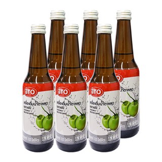 เอโร่ น้ำตาลสด ขนาด 320ml ยกแพ็ค 6ขวด ARO COCONUT NECTAR DRINK