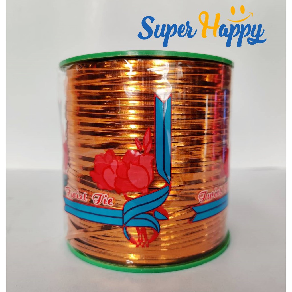 ริบบิ้นลวดม้วนจัมโบ้ 350 หลา(320 เมตร) ลวดสี ลวดมัดโบว์ ลวดมัดถุงขนม - รูปที่ 6