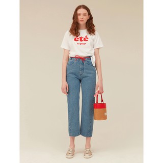 O!Oi LOGO POINT DENIM PANTS