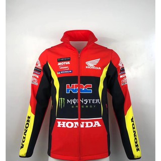 เสื้อแจ็คเก็ตแบบมีซิปสำหรับ Honda motodrier