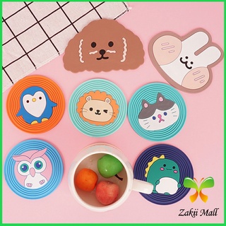 ที่รองแก้ว PVC ลายการ์ตูน วัสดุกันลื่น ​ล้างได้  ทนความร้อน Cartoon PVC Coaster