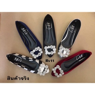 รองเท้าคัชชูส้นแบน Style Roger Vivieer (+1size จากปกติ)