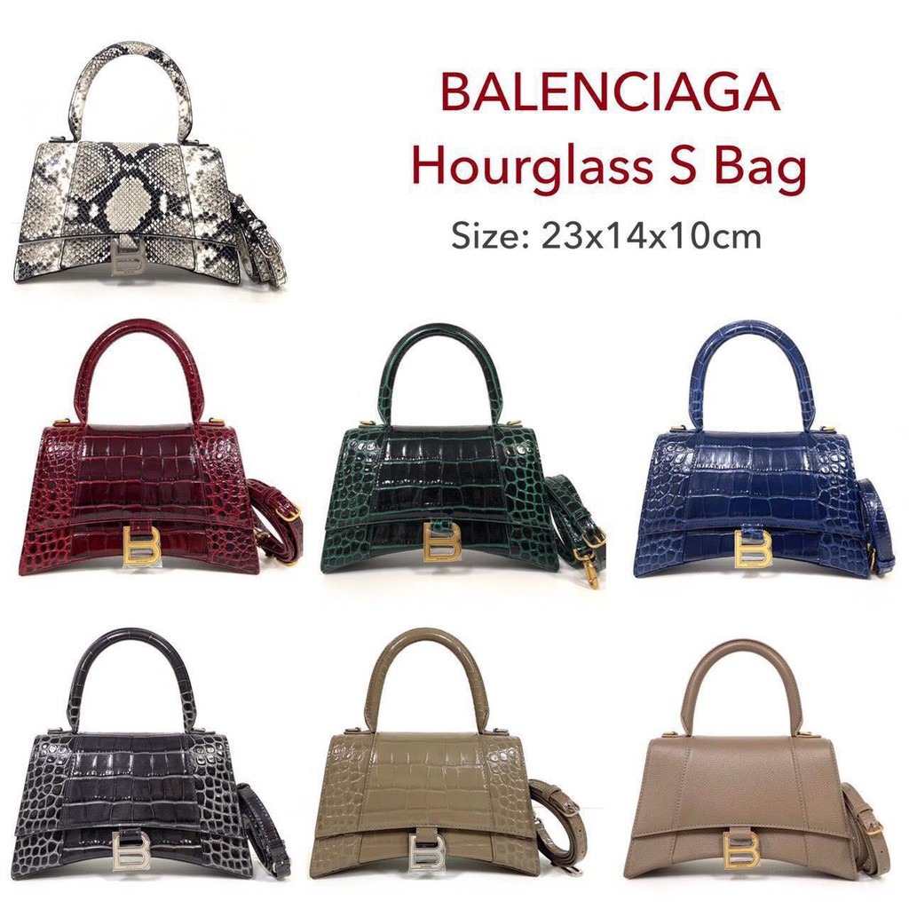 BALENCIAGA Hourglass S Bag ของแท้ 100 [ส่งฟรี] Shopee Thailand