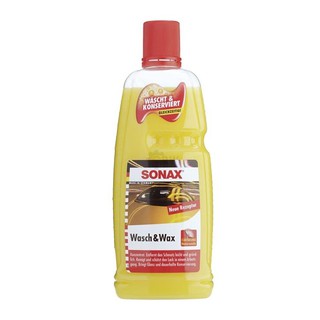 Car care solution CAR WASH &amp; WAX SONAX 1L Car accessories Hardware hand tools น้ำยาดูแลรถยนต์ แชมพูเข้มข้นผสมแว็กซ์เคลือ