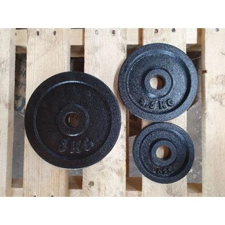 แผ่นน้ำหนัก ดัมเบล 5 Kg รู30mm