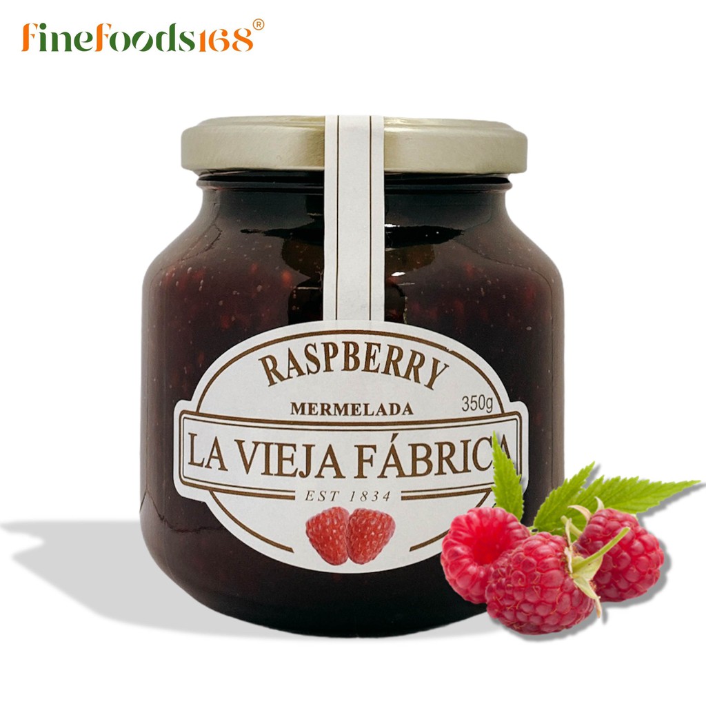 ลา เวียฮา ฟาบริกา ผลิตภัณฑ์ทาขนมปัง ราสพ์เบอรี 350 กรัม LA VIEJA FA'BRICA Raspberry Mermelada 350 g.