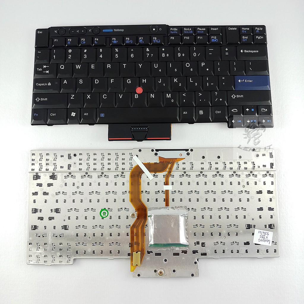 LENOVO คีย์บอร์ดโน๊ตบุ๊ค KEYBOARD ThinkPad X220 สีดำ