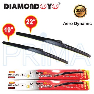 ใบปัดน้ำฝน DIAMOND EYE (กล่องแดง) ขนาด 19"+22"