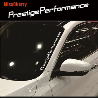 (Misscherry) สติกเกอร์ไวนิล Prestige Performance สําหรับติดกระจกรถยนต์