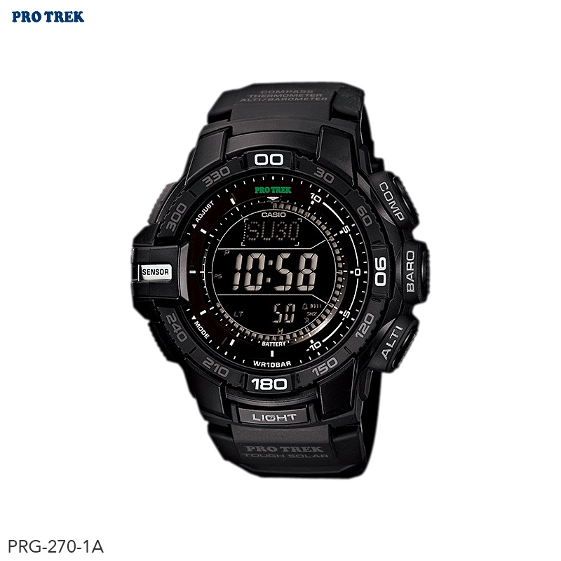 Casio Protrek นาฬิกาข้อมือผู้ชาย สายเรซิ่น (CMG) รุ่น PRG-270-1A PRG-240-1A  PRG-B70-1 PRG-340-1 PRG-340SC-5 PRG-610YB-3