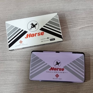 **CLEARANCE SALES** Horse แท่นประทับตรา (Stamp Pad) เบอร์ 1 สีดำ