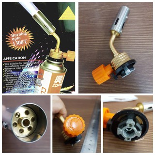 KALILONG GAS Torch KLL-7005 หัวพ่นไฟ สำหรับทำอาหาร เฃื่อมงานช่าง พ่นหน้าเค๊ก ทำซูชิ  หัวท่อเป็นทองเหลืองผสม ทนความร้อนสู