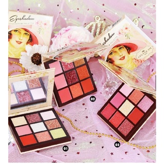 GINA GLAM PRINCESS DREAMER EYE SHADOW PALETTE G60ของแท้100%