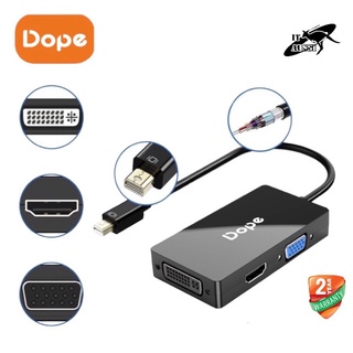 Dope DP-7823  Mini DisplayPort to HDMI DVI VGA Adapter