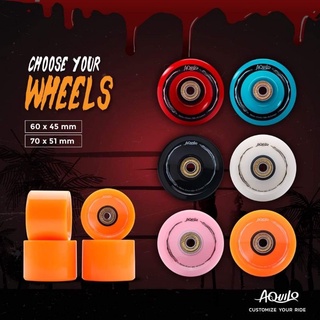 ล้อ Surfskate Aquilo Wheels 85a Snap ลั่นๆ 60/70 มม. 4 สี