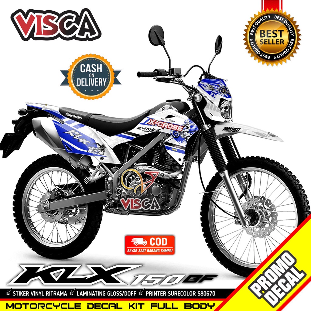 รูปลอก Klx Bf Full Body Keren สติกเกอร์ Klx 150 Bf Keren Decal Klx 150 Bf Full Body Terbar Klx 150 B