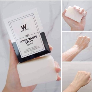 Wink White Soap สบู่วิ้งไวท์ สบู่กลูต้าผิวขาว