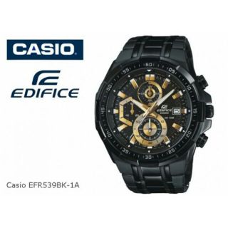 CASIO แท้ 💯% Edifice รุ่น  EFR-539BK-1AVUDF