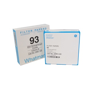 กระดาษกรอง Whatman No. 93 - 100 แผ่น (Filter Paper Whatman No.93 - 100 pcs)