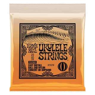 ERNIE BALL® Ukulele String สายอูคูเลเล่ (P02329) แบบไนลอนใส ปลายสายหัวกลม ** Made in USA **