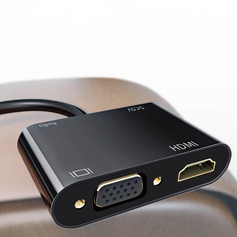 VGA TO HDMI อะแดปเตอร์ VGA Splitter 3.5 มม.Audio รูปที่ 5