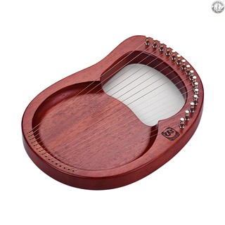 ( In Stock ) Walter.T 16 - String Lyre Harp โลหะไม้มะฮอกกานีสําหรับเครื่องดนตรี