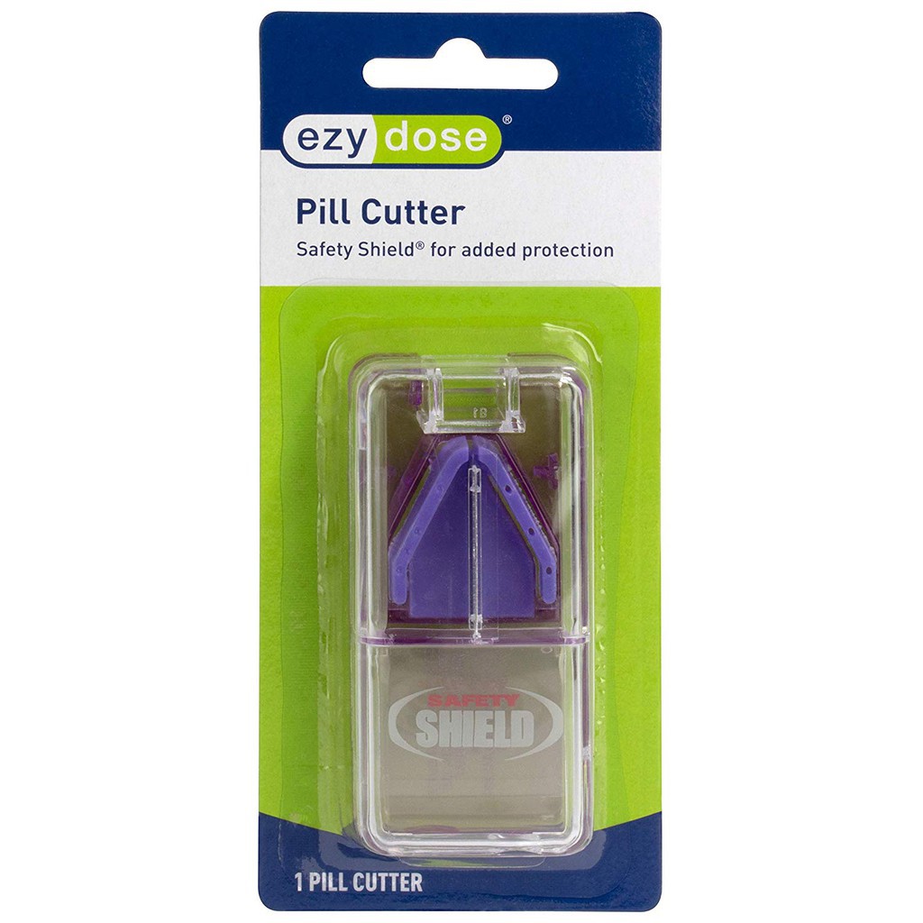 ที่ตัดเม็ดยา EZY DOSE PILL CUTTER SAFETY SHIELD FOR ADDED PROTECTION 67856  #คละสี