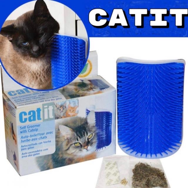 Catit Groomer แปรงนวดขน,หวีขนน้องแมว