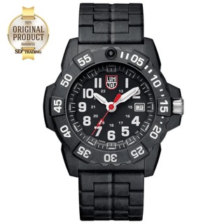 LUMINOX "รับประกันศูนย์ 2ปี" Man Watchรุ่น 3052 "สายคาร์บอน PC" - Black/White