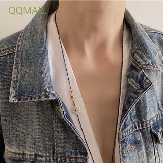 Qqmall สายคล้องแว่นตาประดับลูกปัดดอกไม้ไข่มุกกันลื่นหลากสีสําหรับผู้ชาย