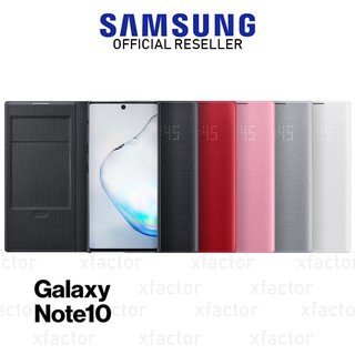 เคส Samsung Galaxy Note 10 LED มุมมอง ฝาพับ เคส Note 10