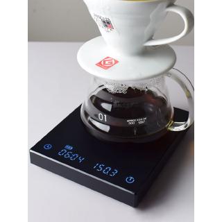 เครื่องชั่งกาแฟ TIMEMORE black mirror BASIC coffee electronic scale Italian hand-flushing weighing with timing