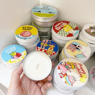 Soy wax candle เทียนหอม (amicus) | X multy 🥣