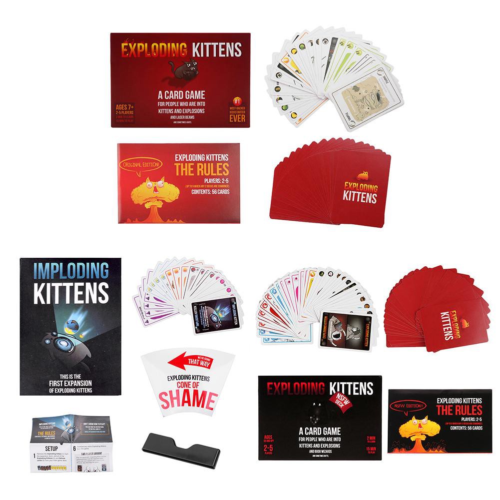 MIE-New Fun Table Card Imploding Exploding Kittens Card Family ...