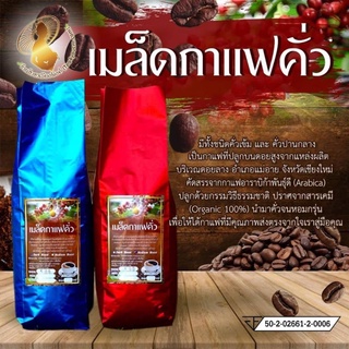 เมล็ดกาแฟ เมล็ดอาราบิก้าคั่ว (Roasted Arabica Coffee) 500กรัม กาแฟ ออแกนิคแท้ไร้สารเคมี เมล็ดกาแฟจาก ดอยลาง จ.เชียงใหม่