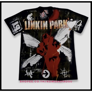 เสื้อวง linkinpark โอเวอร์ปริ้นท์ OVP