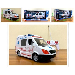 โมเดลรถ รถบังคับ รถพยาบาล รถของเล่น  Ambulance Model Car Toy