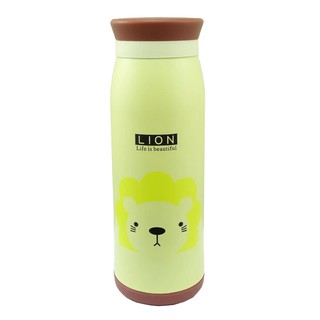 กระบอกน้ำขนาด 500 ml ลาย Lion สีเหลือง