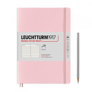 Leuchtturm1917 Notebooks Soft Cover “Powder” สมุดโน๊ต Leuchtturm1917 สีชมพู